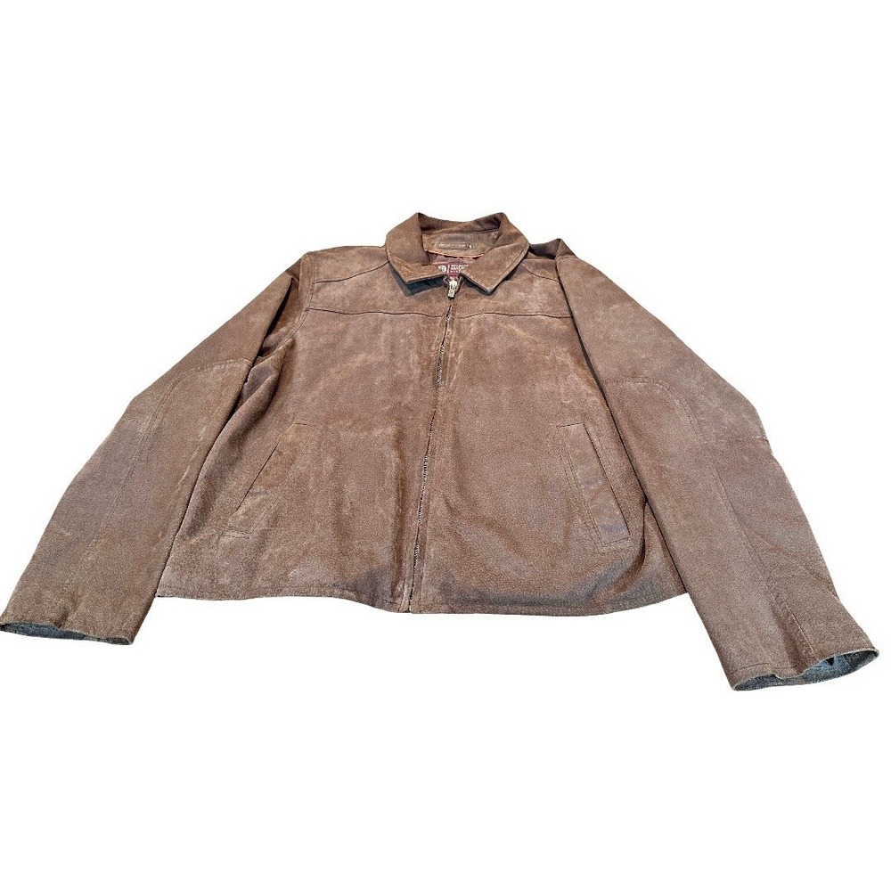Wilsons Genuine 100% Leather Brown‎ Mens Jacket Size L